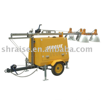 diesel lighting tower RZZM42C-Hand operated(lighting tower, industrial lighting tower, portable lighting tower)